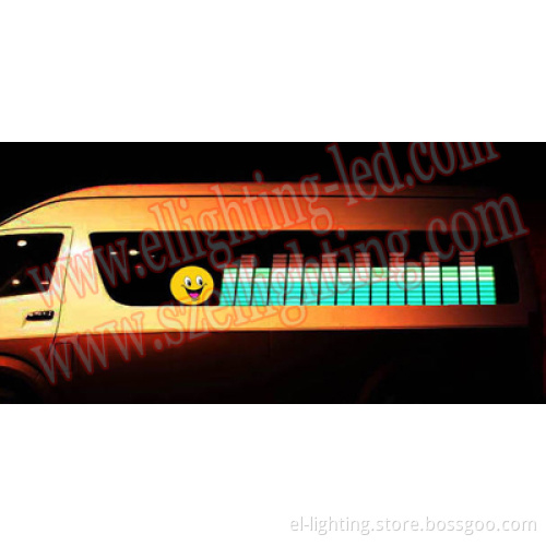 Crystal Car Stickers EL Car Sticker
